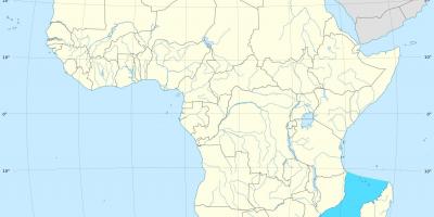 Μοζαμβίκη κανάλι αφρική χάρτης
