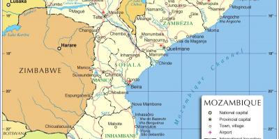 Μαπούτο, Μοζαμβίκη χάρτης