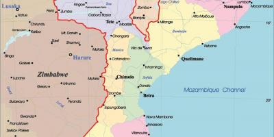 Μοζαμβίκη στο χάρτη